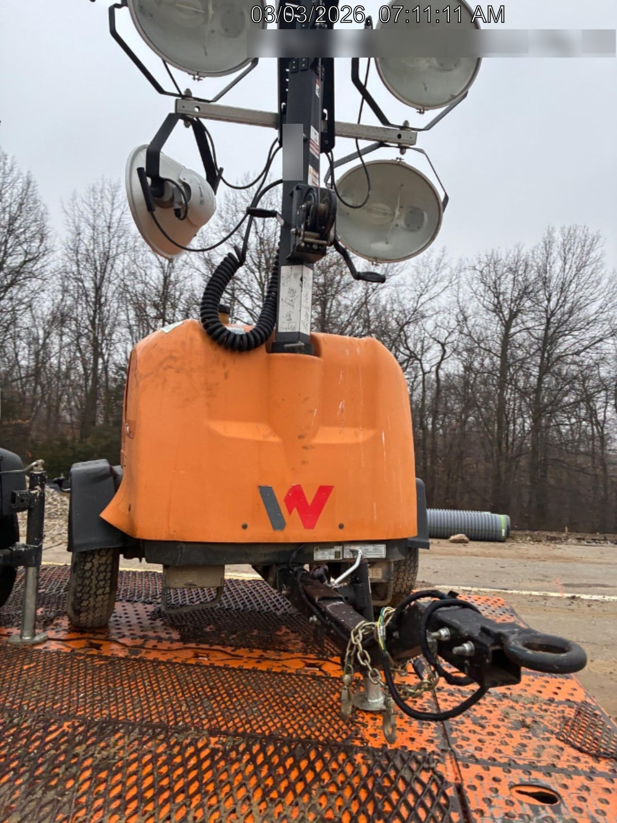 2024 Wanco WLTT-4MM4K Diesel, Deep Sea Controller, Shore Power Plug, Auto Start, (4) 350W LED Floodlights, 4kW Generator, 60 Gal Fuel Tank, 2" Ball, T3