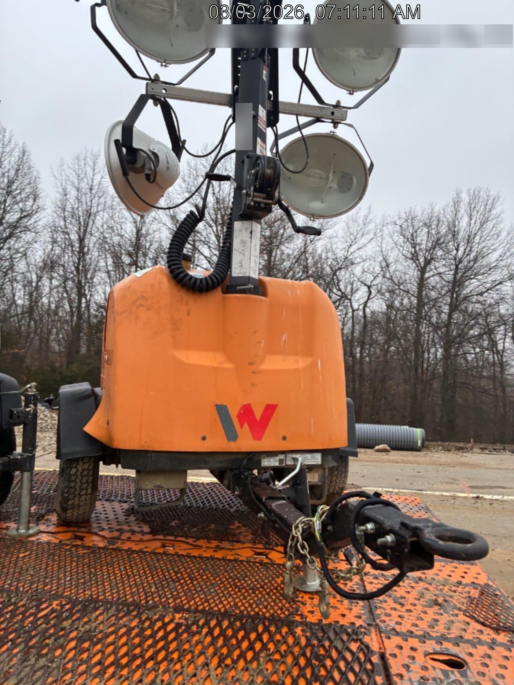 2024 Wanco WLTT-4MM4K Diesel, Deep Sea Controller, Shore Power Plug, Auto Start, (4) 350W LED Floodlights, 4kW Generator, 60 Gal Fuel Tank, 2" Ball, T3