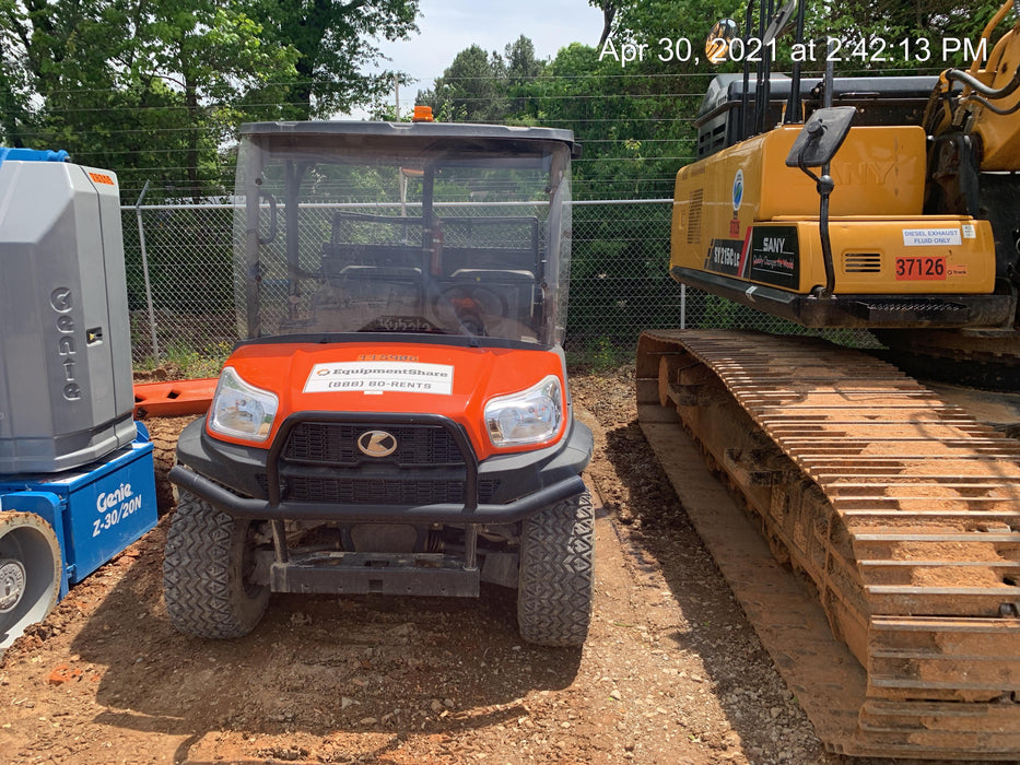 2020 Kubota RTV-X1140W-H 4WD, LED Strobe, Windshield Acrylic Clear, Plastic Canopy, Wire Harness Kit, Backup Alarm