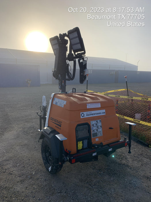 2023 Generac MLT2 Diesel, Flex Switch 120V Input, Powerzone Controller, 
(4) 320W LED Lights, 4kW Generator, 39.9 Gal Fuel Tank, 2" Ball, T3