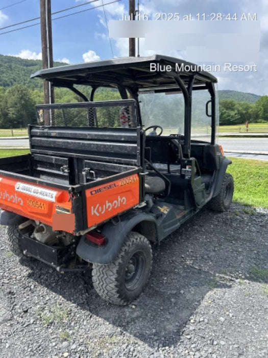 2022 Kubota RTV-X1140W-H Plastic Canopy, Windshield Acrylic Clear, LED Strobe Light, Wire Harness Kit, Back up Alarm