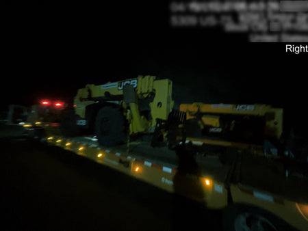 2020 JCB 510-56 Cab/Heat/Air, 74 HP, Solid Tires, STD Worklight, Beacon, Aux Hydraulics, Lifting Eye, Back up Alarm w/66" Carriage/60" Forks