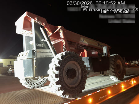 2018 Manitou 12042 Manitou MTA 12042, Solid Tires, 66" Carriage, Open ROPS, Flashing Beacon and Work Light Package