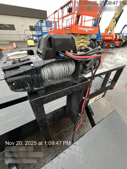 2025 TEXAS PRIDE TRAILERS 21' Lowboy Gravity Tilt Bed 14K Bumper Pull Trailer