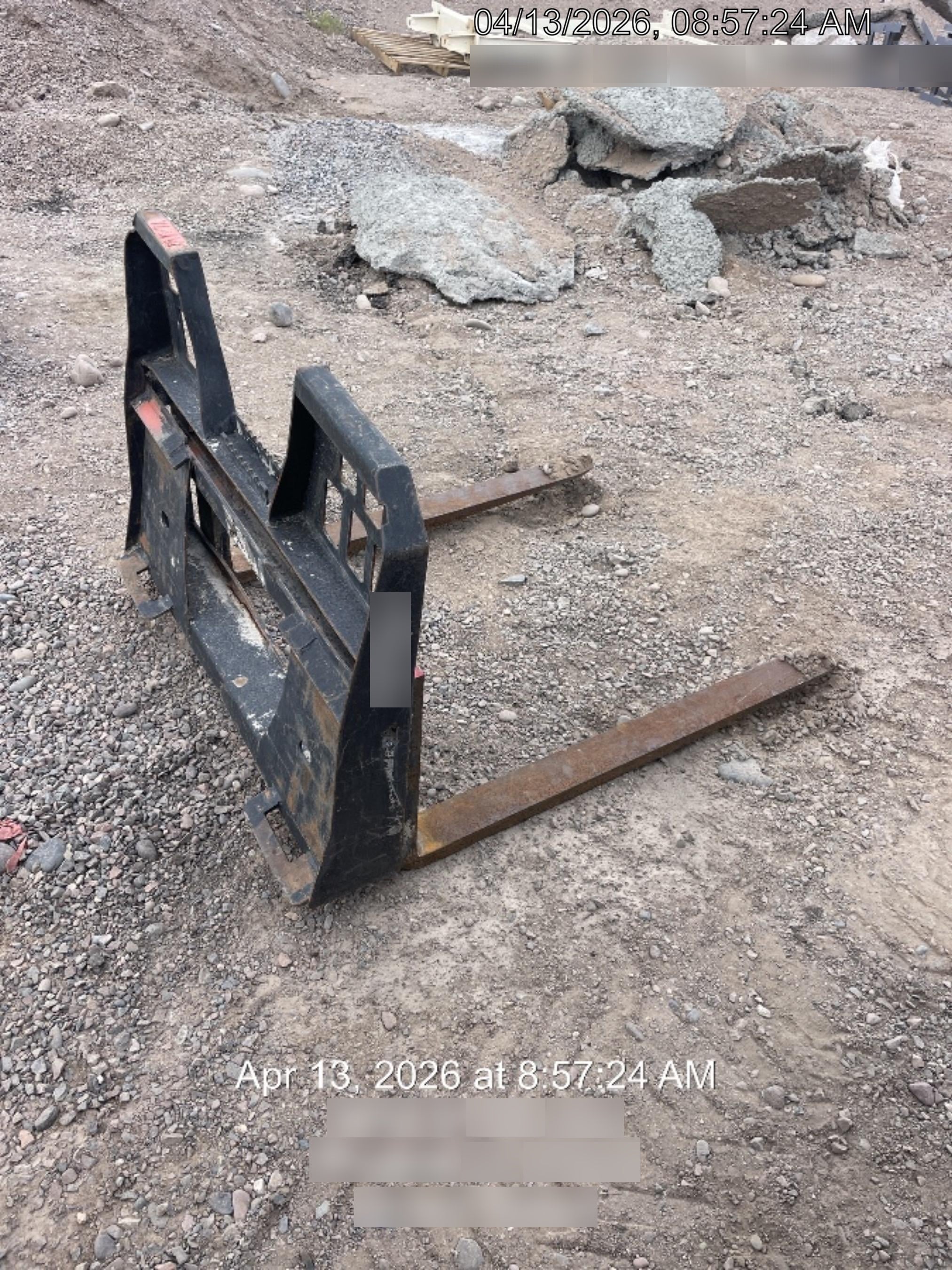 2021 FEMA 72" Skid Steer Forks FEMA