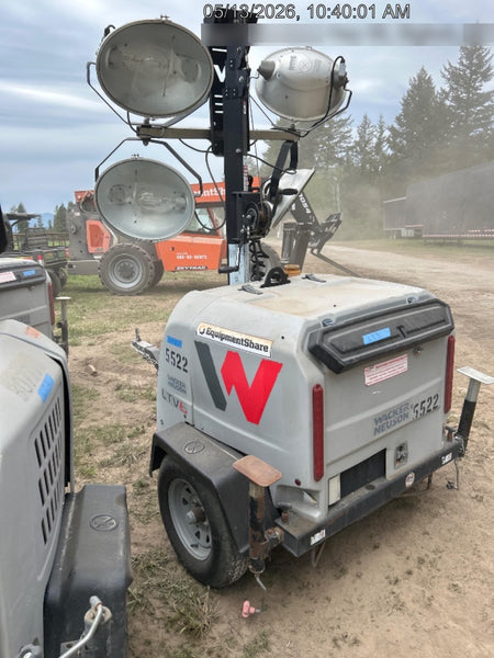 2017 Wacker Neuson LTV6L-MH Wacker Neuson 6 kW Towable Light Generator