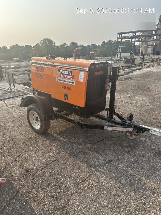 2022 Lincoln Electric LE400 Kubota V1505, Trlr, Cable Rack, Light Kit, ES Decals, T3