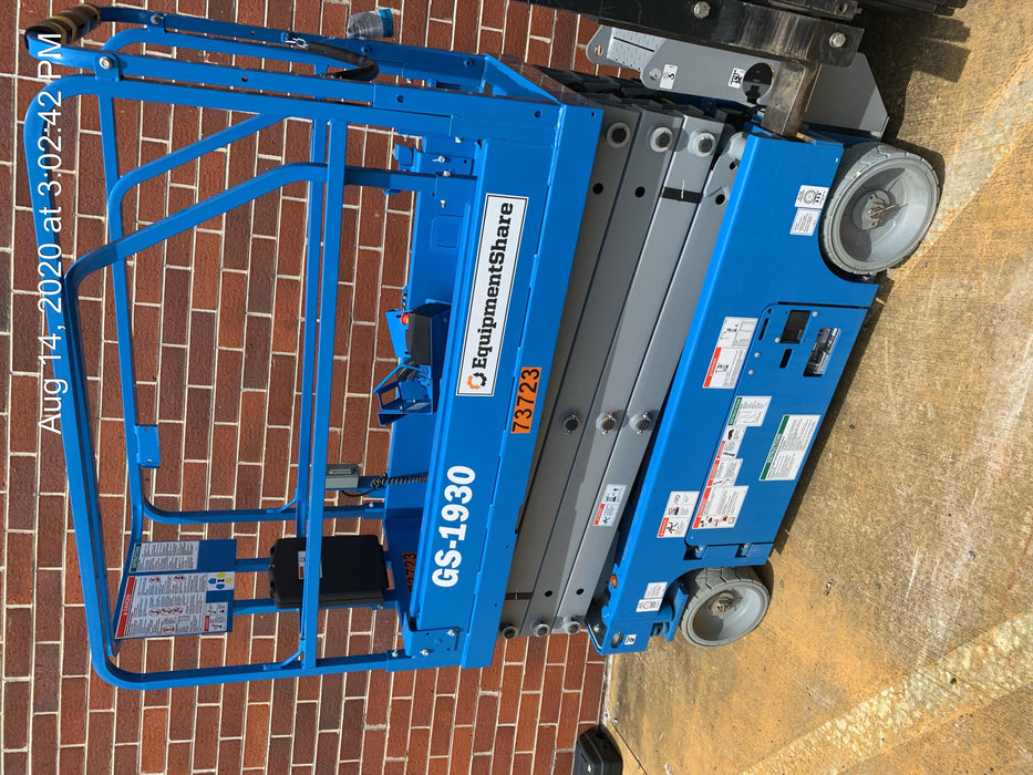 2020 Genie GS-1930 Fixed rails with chain entry gate - Pre A92.20