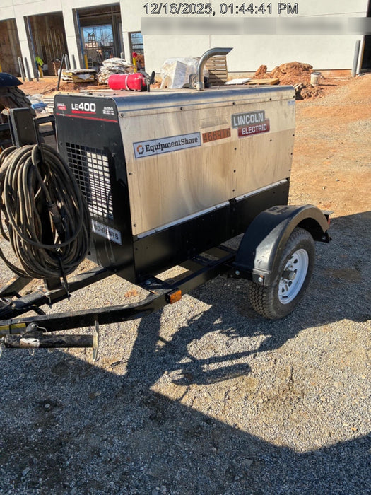 2024 Lincoln Electric LE400 Kubota V1505, Trlr, Cable Rack, Light Kit, ES Decals, T3