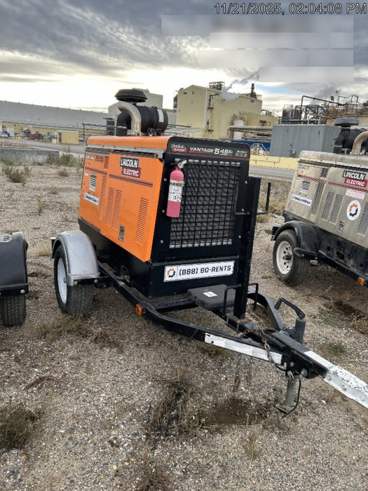 2022 Lincoln Electric Vantage 549X Crosslink Technology, Trailer Mounted, ES Decals, T3