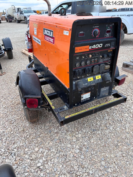 2022 Lincoln Electric LE400 Kubota V1505, Trlr, Cable Rack, Light Kit, ES Decals, T3