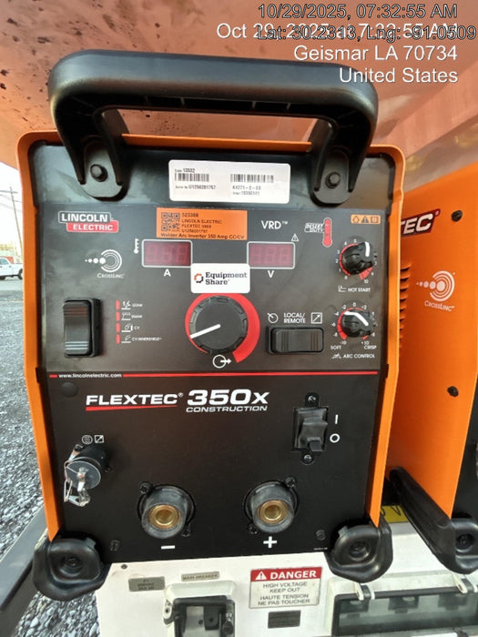 2025 LINCOLN ELECTRIC FLEXTEC 350X