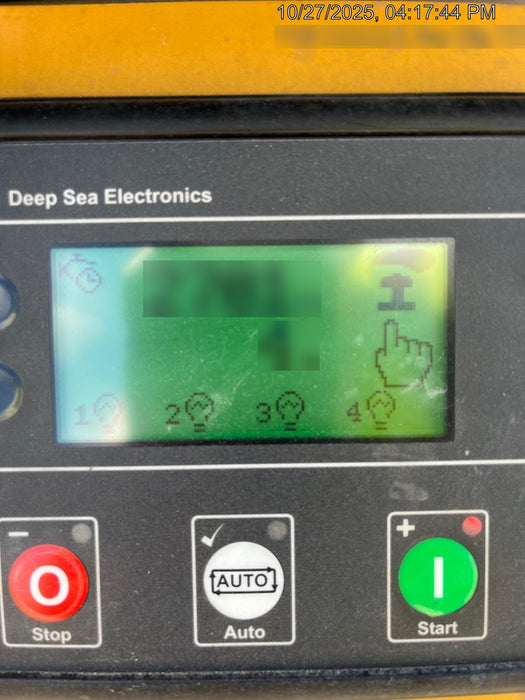 2022 Allmand NLV3GR (4) LED Light Fixture 350W, 23' Vertical Mast, 3kW Prime, Towable, Deep Sea L401, Leveling Jacks, Yanmar T4F 5.8hp