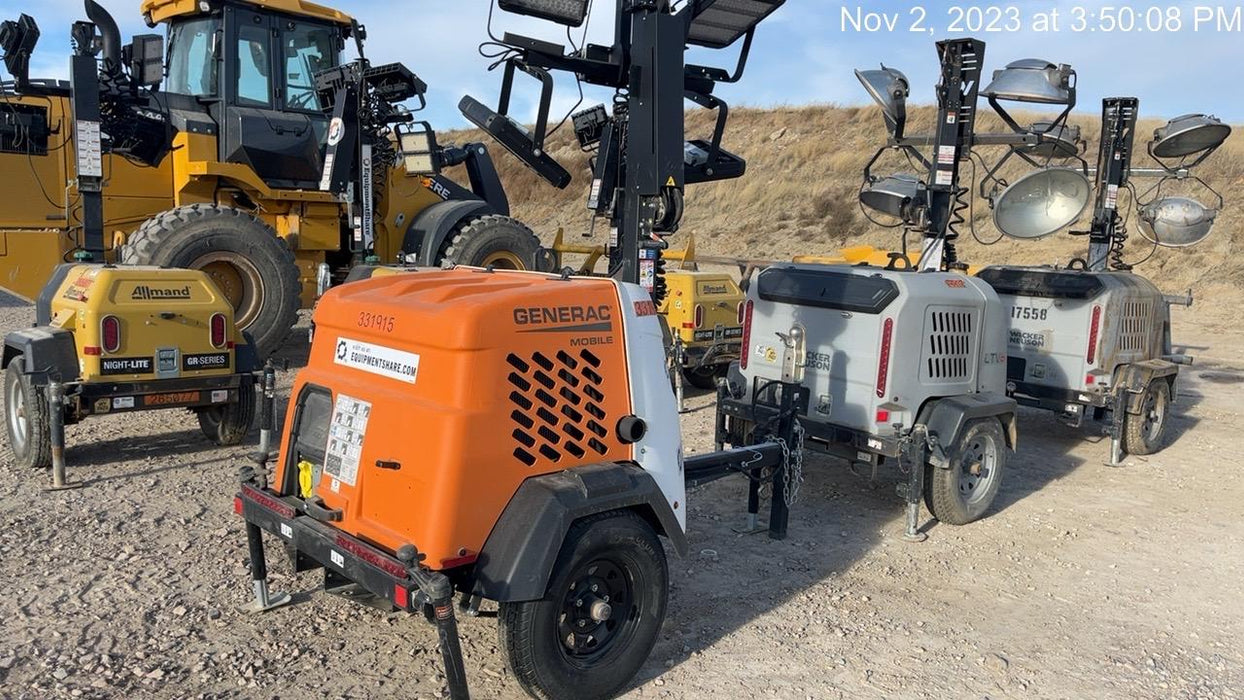 2023 Generac MLT2 Diesel, Flex Switch 120V Input, Powerzone Controller, (4) 320W LED Lights, 4kW Generator, 39.9 Gal Fuel Tank, 2" Ball, T3