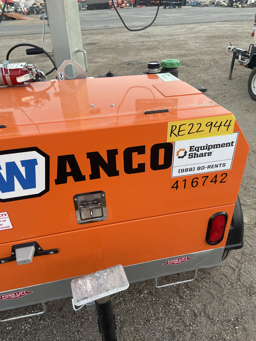 2024 Wanco WLTT-4MM4K Diesel, Deep Sea Controller, Shore Power Plug, Auto Start, (4) 350W LED Floodlights, 4kW Generator, 60 Gal Fuel Tank, 2" Ball, T3