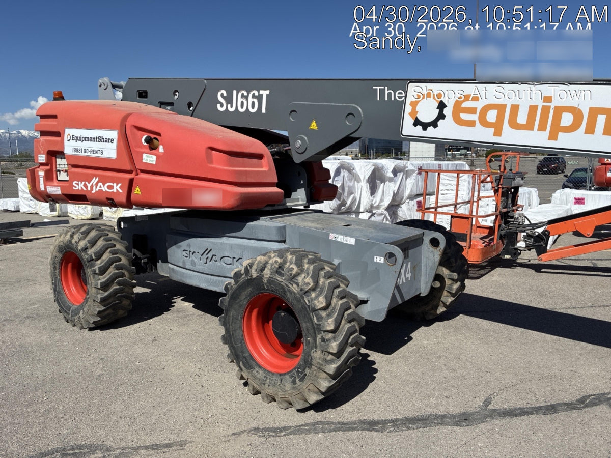 2019 Skyjack SJ66T Diesel, Foam Filled Tires, Welder Ready Package, Beacon