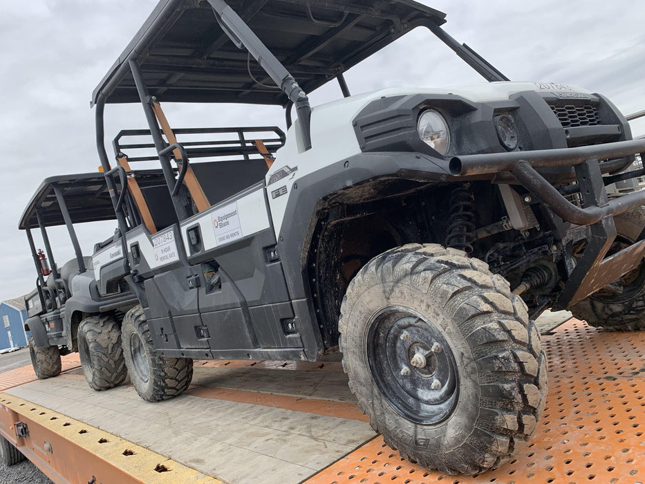 2022 Kawasaki Mule PRO-DXT Standard Options, Backup Alarm, Beacon, Plastic Hard Top, Poly Windshield, Horn Kit