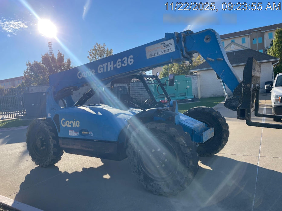 2017 Genie GTH-636 Genie GTH636 Telehandler, 48' Carriage, Solid Tires