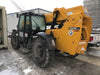 2019 JCB 509-42 Cab/Heat/Air, 74 HP, Solid Tires, STD Worklight, Beacon, Aux Hydraulics, Lifting Eye, Back up Alarm w/66" Carriage/60" Forks