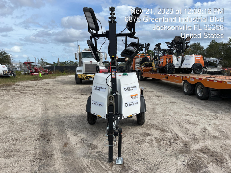 2023 Generac MLT2 Diesel, Flex Switch 120V Input, Powerzone Controller, (4) 320W LED Lights, 4kW Generator, 39.9 Gal Fuel Tank, 2" Ball, T3