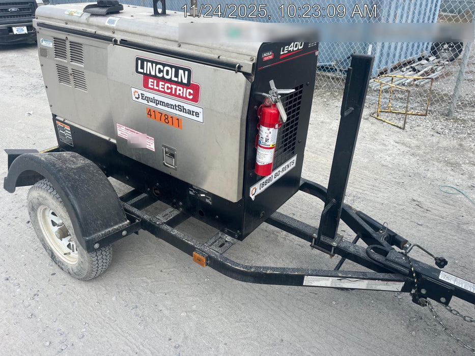2024 Lincoln Electric LE400 Kubota V1505, Trlr, Cable Rack, Light Kit, ES Decals, T3