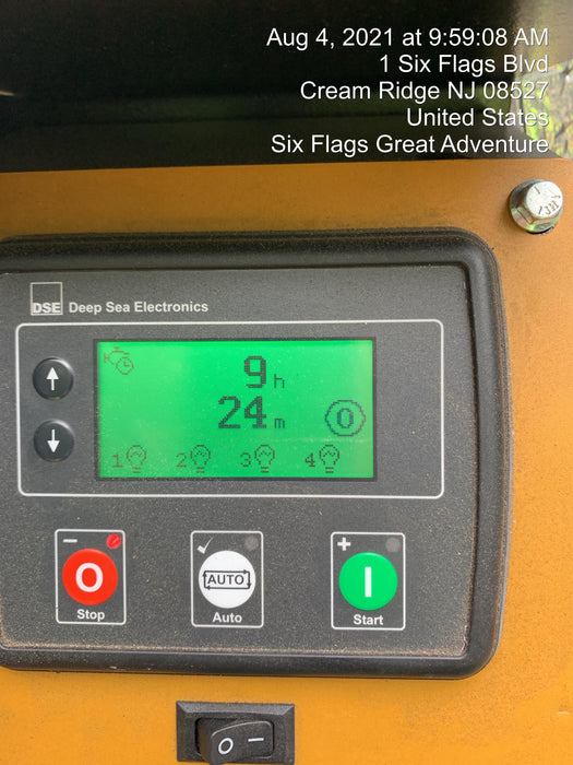 2021 Allmand NLV3GR (4) LED Light Fixture 350W, 23' Vertical Mast, 3kW Prime, Towable, Deep Sea L401, Leveling Jacks, Yanmar T4F 5.8hp