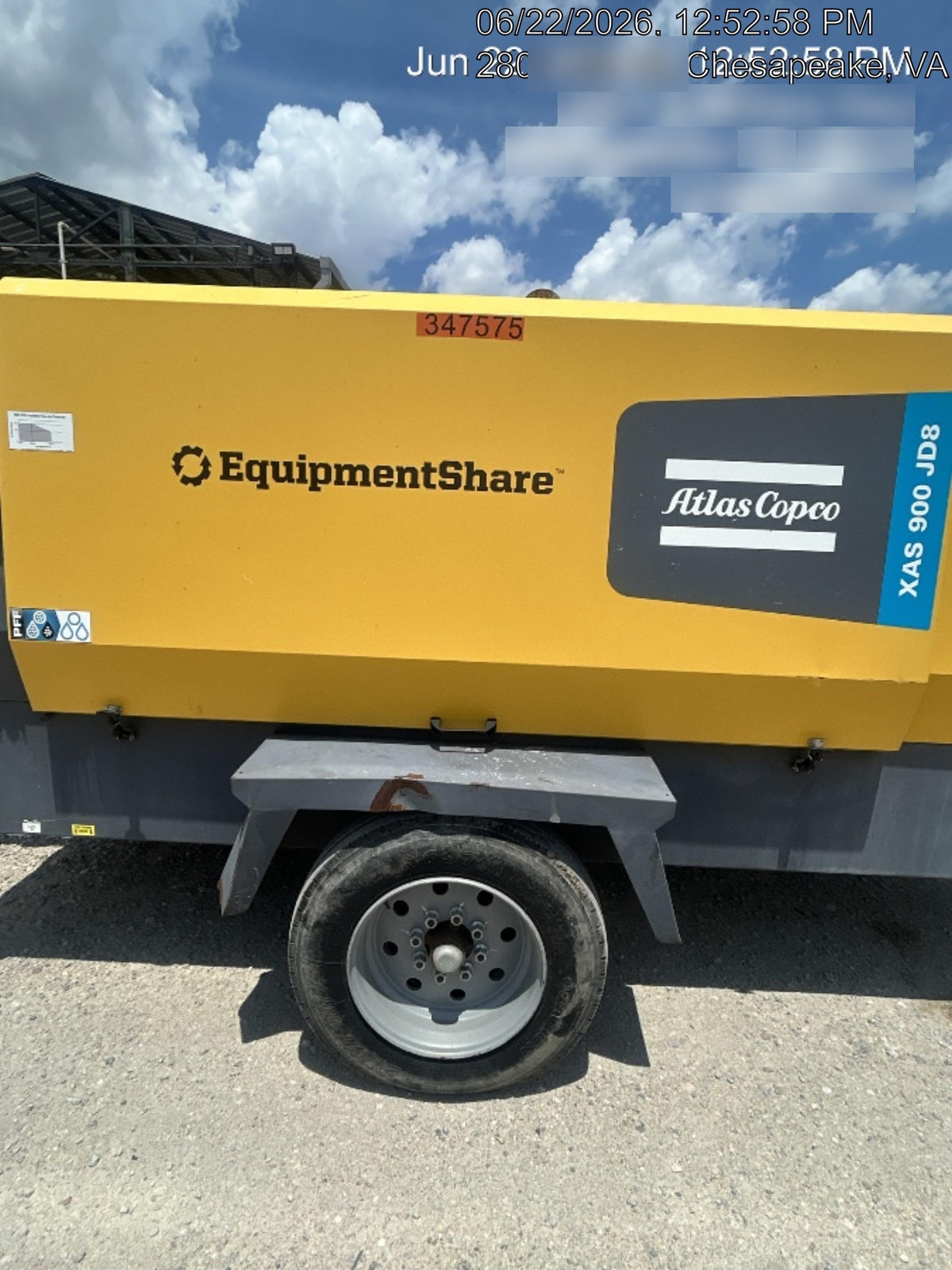 2023 ATLAS COPCO XAS 900