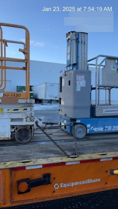 Custom Equipment HB-1430 <ul>
 <li>Hy-Brid Scissor Lift</li>
  <li>Platform capacity up to 670 lbs.</li>
  <li>Working height up to 20 ft</li>
  <li>Weighs under 1,700 lbs.</li>
  <li>Non-marking wheels </li>
</ul>