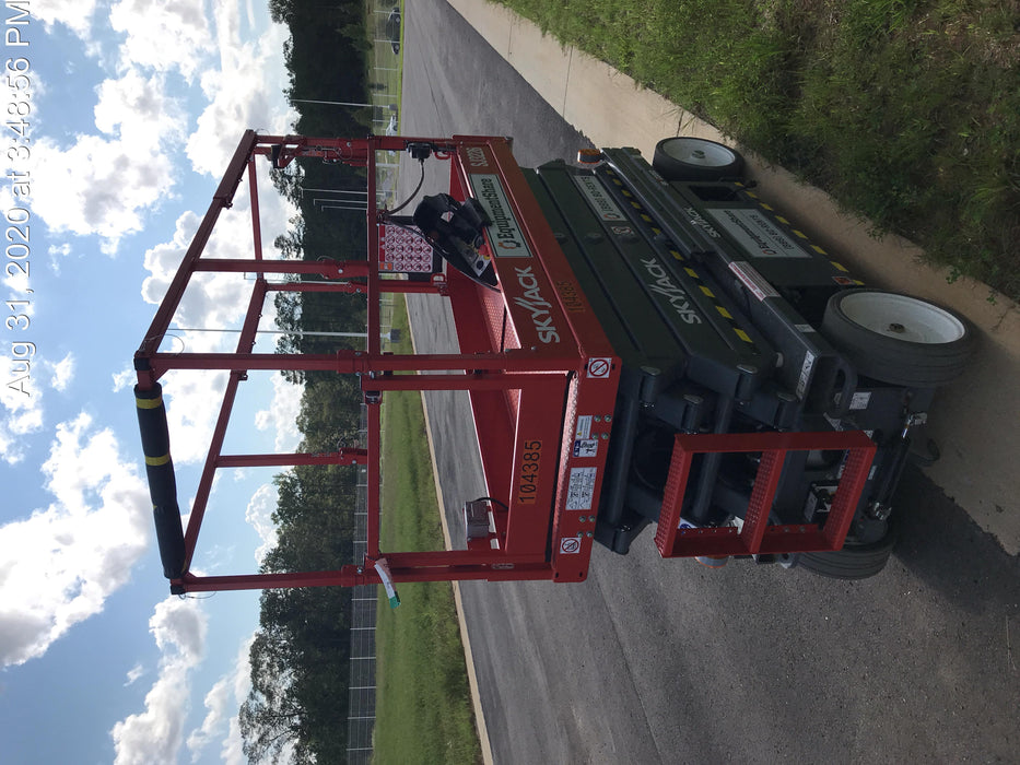 2020 Skyjack SJIII-3226 Solid NM Tires, Half height spring hinged entry gate, Dual Beacons