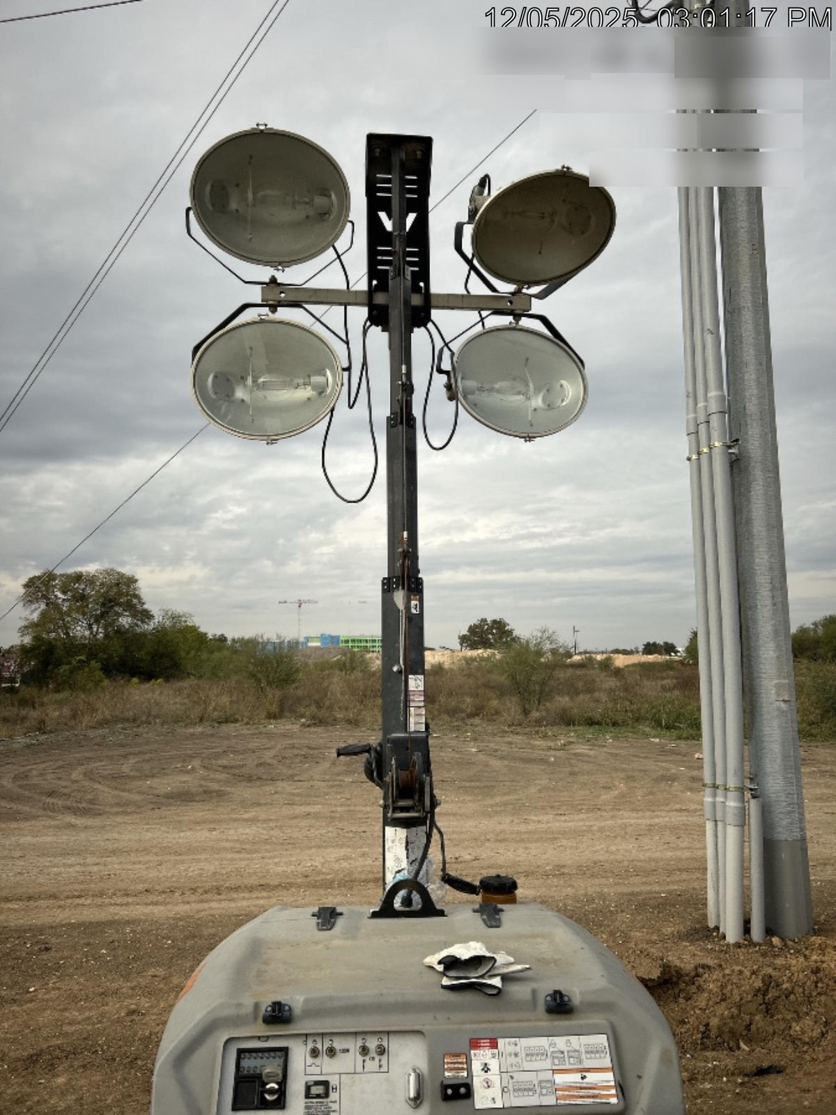 2019 Wacker Neuson LTV6L-MH Wacker Neuson LTV6L Mobile Light Tower w/Fuel Level Sensor Installed