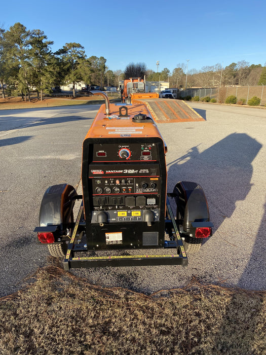 2021 Lincoln Electric Vantage 322 Vantage 322 Ready Pak 3 w/ Decals, ORANGE (includes trailer, cable rack, fender light kit) NO Telematics