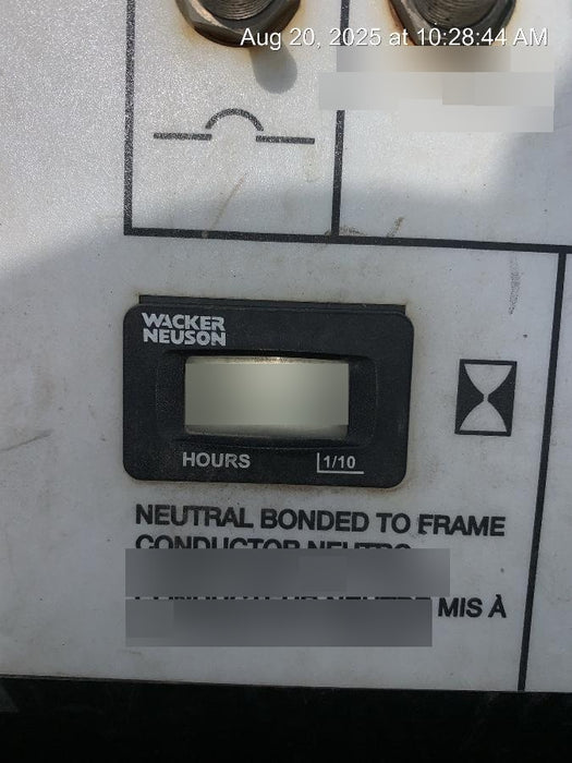 2019 Wacker Neuson LTV6L-MH Wacker Neuson LTV6L Mobile Light Tower w/Fuel Level Sensor Installed