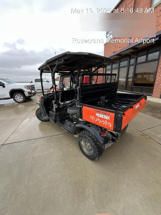 2022 Kubota RTV-X1140W-H Plastic Canopy, Windshield Acrylic Clear, LED Strobe Light, Wire Harness Kit, Back up Alarm