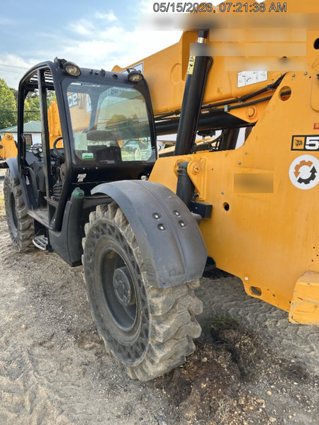 2019 JCB 510-56 Canopy, 74 HP, Solid Tires, STD Worklight, Beacon, Aux Hydraulics, Lifting Eye, Back up Alarm w/66" Carriage/60" Forks