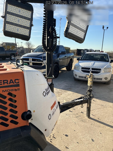 2024 Generac MLT2 Diesel, Flex Switch 120V Input, Powerzone Controller, 
(4) 320W LED Lights, 4kW Generator, 39.9 Gal Fuel Tank, 2" Ball, T3