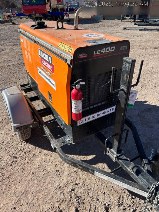 2022 Lincoln Electric LE400 Kubota V1505, Trlr, Cable Rack, Light Kit, ES Decals, T3