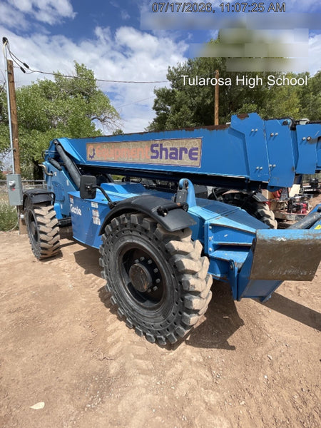 2018 Genie GTH-1056 Genie GTH-1056 w/ROPS, Work Lights, Solid Tires, RH Cab Mesh, Beacon, 60" Carriage and Forks