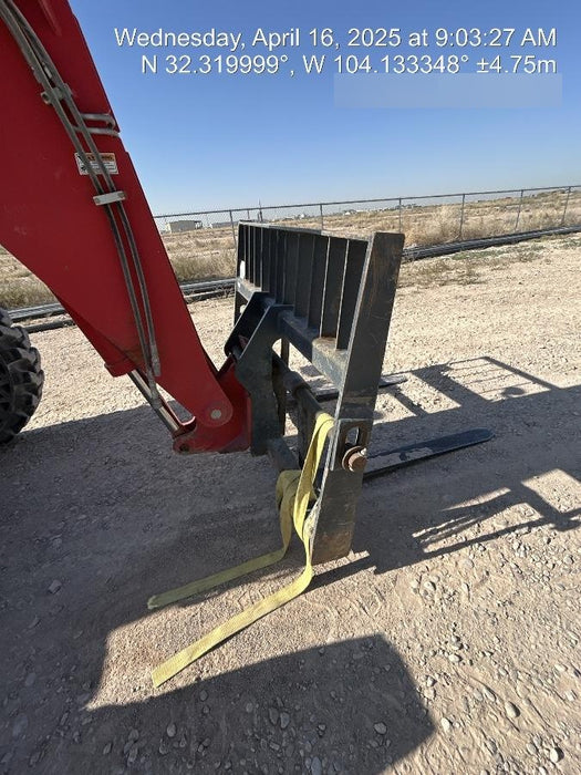 2019 Manitou MTA8044 MTA 8044 - 74 HP T4, Canopy, Worklights/Strobe, Beacon, 66" Carriage, 48" Forks, Solid Tires, Lift Hook, Aux Hydraulics