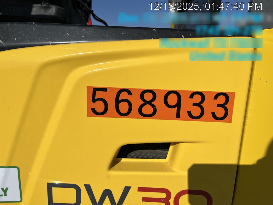 2025 WACKER NEUSON DW307 ROPS