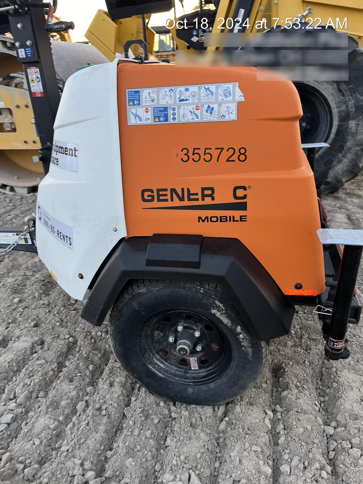 2023 Generac MLT2 Diesel, Flex Switch 120V Input, Powerzone Controller, 
(4) 320W LED Lights, 4kW Generator, 39.9 Gal Fuel Tank, 2" Ball, T3