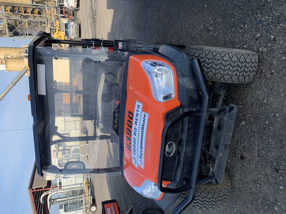 2020 Kubota RTV-X1140W-H 4wd Utility Cart, 4 Seat, Diesel, LED Strobe, Windshield Tempered Glass, Plastic Canopy, Wire Harness Kit, Backup Alarm