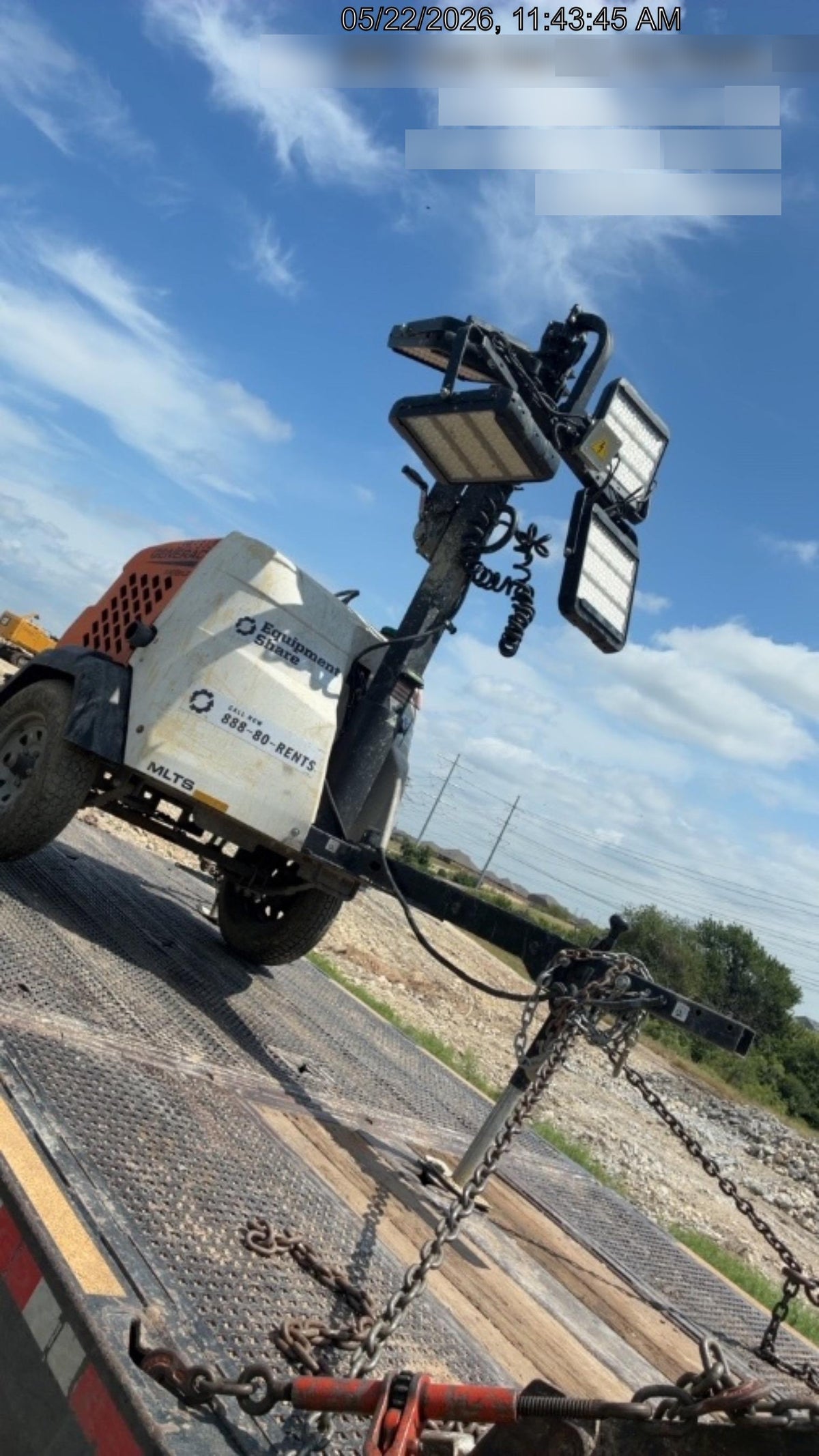2024 Generac MLT2 Diesel, Flex Switch 120V Input, Powerzone Controller, 
(4) 320W LED Lights, 4kW Generator, 39.9 Gal Fuel Tank, 2" Ball, T3