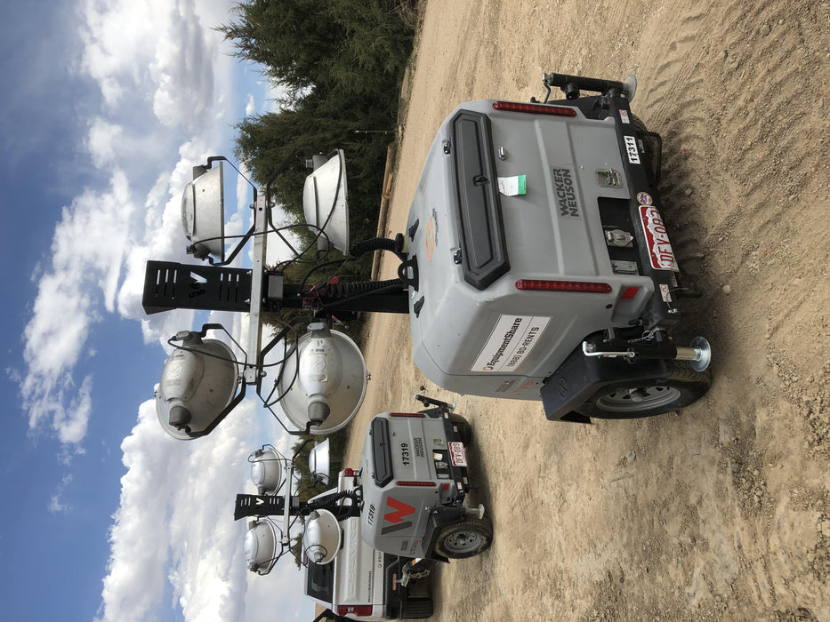 2018 Wacker Neuson LTV6K-MH Wacker Neuson LTV6K Mobile Light Tower w/Fuel Level Sensor Installed