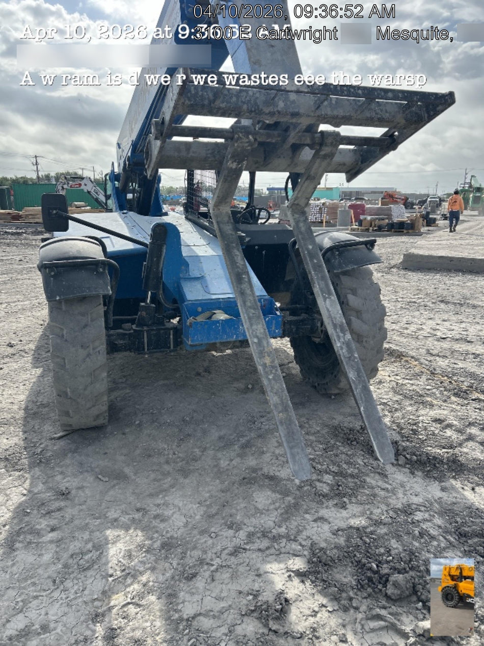 2018 Genie GTH-636 Genie GTH-636 w/Open ROPS, Work Lights, Solid Tires, RH Cab Mesh, Beacon, 48" Carriage and Forks