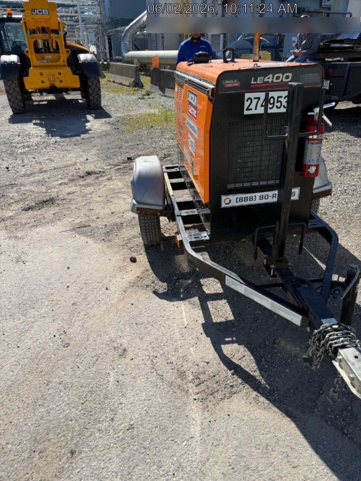 2022 Lincoln Electric LE400 Kubota V1505, Trlr, Cable Rack, Light Kit, ES Decals, T3
