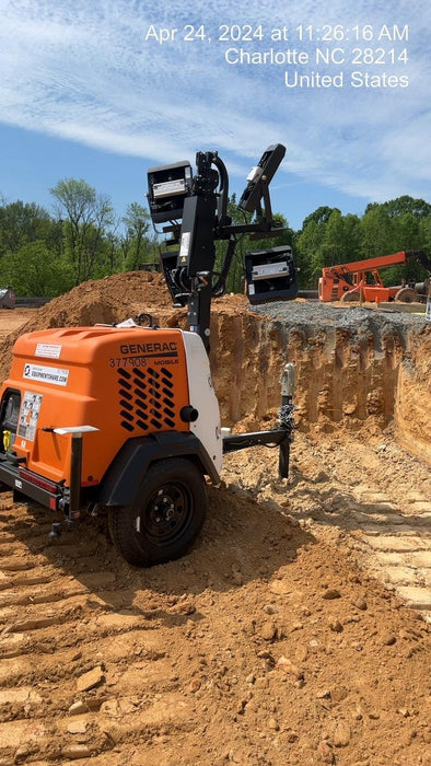 2023 Generac MLT2 Diesel, Flex Switch 120V Input, Powerzone Controller, 
(4) 320W LED Lights, 4kW Generator, 39.9 Gal Fuel Tank, 2" Ball, T3