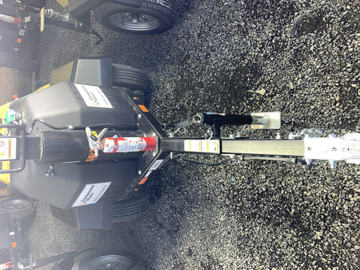 2020 Allmand NLV3GR (4) LED Light Fixture 350W, 23' Vertical Mast, 3kW Prime, Towable, Deep Sea L401, Leveling Jacks, Yanmar T4F 5.8hp