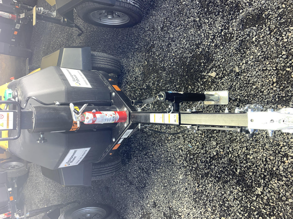 2020 Allmand NLV3GR (4) LED Light Fixture 350W, 23' Vertical Mast, 3kW Prime, Towable, Deep Sea L401, Leveling Jacks, Yanmar T4F 5.8hp