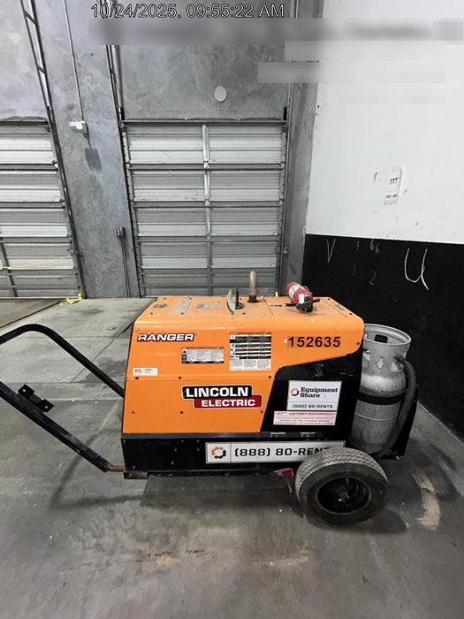 2021 Lincoln Electric Ranger 305 LPG LPG One-Pak (includes undercarriage, tank holder & tank strap) ORANGE