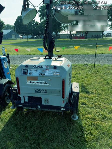 2019 Wacker Neuson LTV6L-MH Wacker Neuson LTV6L Mobile Light Tower w/Fuel Level Sensor Installed